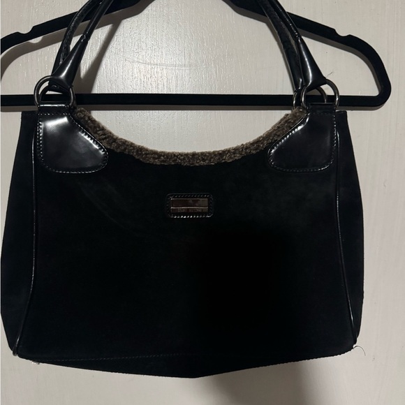 Stuart Weitzman Black and Tan Hobo Bag - Picture 12 of 12